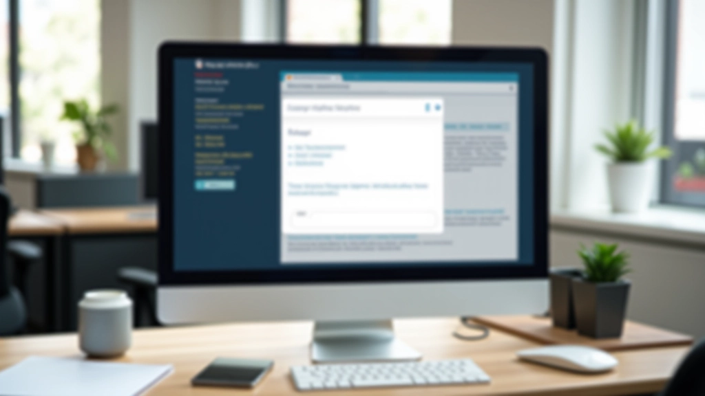 Počítačový monitor zobrazující příklad progresivního odhalování obsahu v popoveru